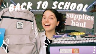 BACK TO SCHOOL SUPPLIES HAUL 2021 *senior year*