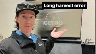 Icetro ice machine - long harvest error