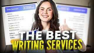 Writing services online  I  The best writing services