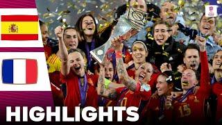 Spain vs France | Highlights | UEFA Women's Nations League Final 28-02-2024