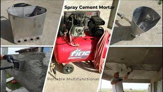 High Efficiency Pneumatic Portable Multifunctional Spray Machines Cement Mortar