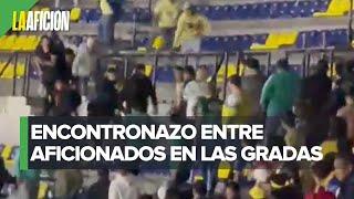 El América vs León termina en pelea campal de aficionados