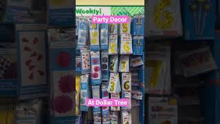 Shop With Me at Dollar Tree~Party Decor