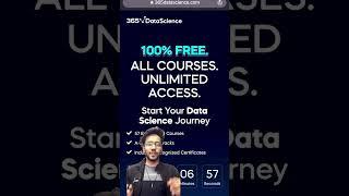FreeDataScience Course| 365 DS | #free | #datascience | #dataanalytics |#practice | #skills
