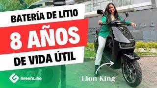 ¡La moto eléctrica con 120KM DE AUTONOMÍA y BATERÍA DE LITIO con 8 AÑOS DE VIDA ÚTIL: LION KING!