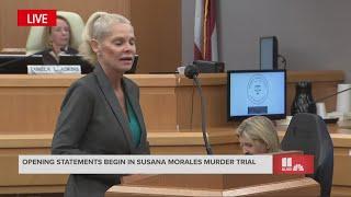 Opening statement from defense in Susana Morales murder trial involving former officer