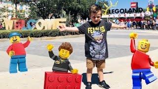 Kid visits Legoland in Orlando Florida! | Team Tosh at Legoland