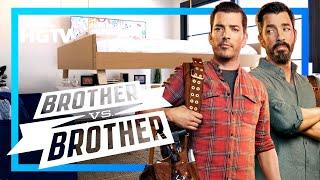 Johnathan's Floating Bed vs Drew's Folding Bed | Brother vs Brother | HGTV