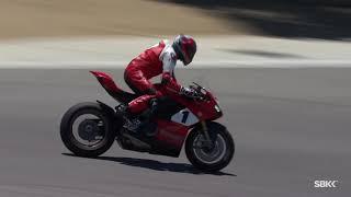 Carl Fogarty on Panigale V4 916 Anniversary at Laguna Seca