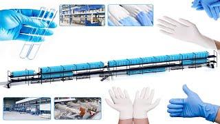 Amazing Nitrile Gloves Production Line glove machine at DEYI Disposable Gloves Equipment