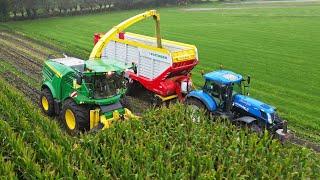 Mais Silage 2024 | John Deere 8600i + Fendt + New Holland | Elweco-Medo