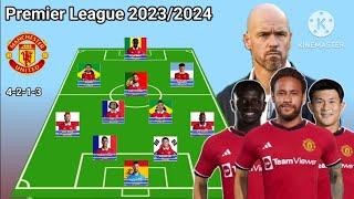 Manchester United Potential Line Up Premier League Seasons 2023/2024 ~ With Kim Min Jae & Neymar