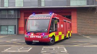 *MOBILISE - CU8* LFB Mitcham Command Unit Turnout to Chemical Incident (New)