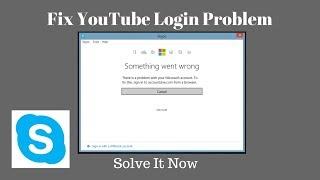 How to Solve Skype login problem 2020