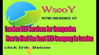 London SEO Services for Companies | Best SEO Company London*