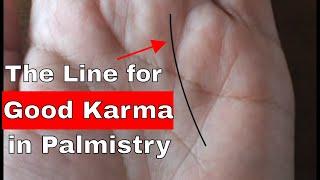 The Line of Good Karma in Indian Palmistry