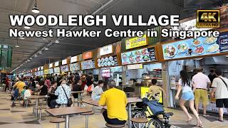 Woodleigh Village Hawker Centre - newest hawker centre in Singapore (Full Tour) 2024