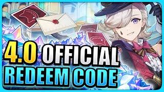 NEW 4.0 OFFICIAL REDEEM CODE! CLAIM NOW! (FREE 60 PRIMOGEMS!) Genshin Impact Fontaine Hydroculus