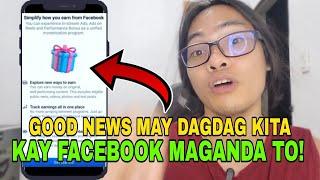 BAGONG UPDATE NI FACEBOOK DAGDAGKITA DAPAT ALAM NIYO TO CREATOR MONETIZATION PROGRAM.