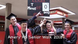 Amery HS 'Senior Walk' 2018