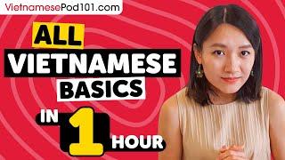 Learn Vietnamese in 1 Hour - ALL Basics Every Beginners Need