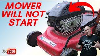 lawnmower starting issues explained and a drive cable hack...