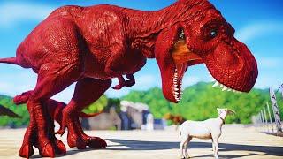 1 HOUR RED TYRANNOSAURUS REX DINOSAURS BATTLEGROUND COMPLICATION OF AC GAMING - DINOSAURS LONG VIDEO