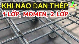 Hiểu đúng về thép sàn 1 lớp, thép sàn 2 lớp, thép sàn momen đâu là cách đặt thép sàn đúng kỹ thuật