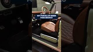 Classic 1971 Ford Bronco in Porcelain Green!