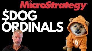 MicroStrategy-Saylor ALL-IN on ORDINALS! $Dog #runestone #runes #memcoins