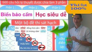 600 câu hỏi lý thuyết lái xe ô tô ( Phần biển báo câu 305 - câu 364 ) - Thầy Tâm