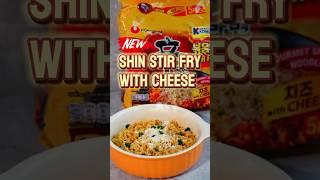 Nongshim Shin Stir Fry with Cheese #shorts #halal #recipe