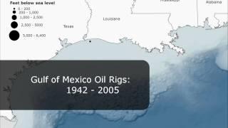 Gulf of Mexico Oil Rigs: 1942-2005