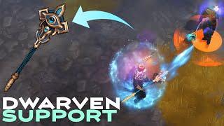 Dwarven Support Staff PvP In Frostborn