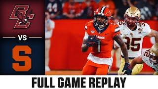 Boston College vs. Syracuse Full Game Replay | 2023 ACC Football