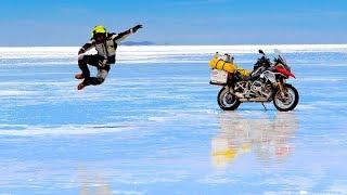 Sudamérica en moto. Salar de Uyuni, desierto de Atacama.