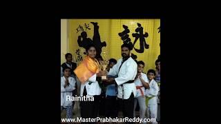 Nellore Rainitha Karate Training Indian Martial Arts Team Master Prabhakar Reddy +91 9849465401