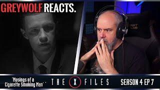 The X Files -  Episode 4x7 'Musings of a Cigarette Smoking Man' | REACTION & REVIEW