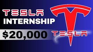 Tesla Internship | Complete Details | Internship for Engineering & Master Students | $20000 - $60000