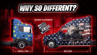 American vs European truck design: Why so Different?