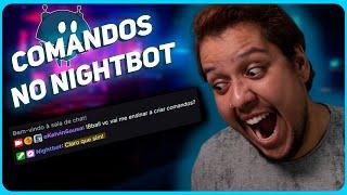 Como PERSONALIZAR COMANDOS na Twitch | Como criar comandos no Nightbot