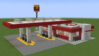 Minecraft - How to build a gas station