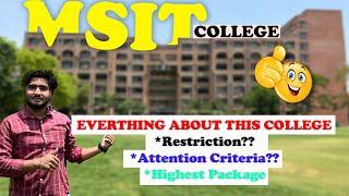 MSIT College Full Tour Vlog | Exploring MSIT College | Live Interaction With Students