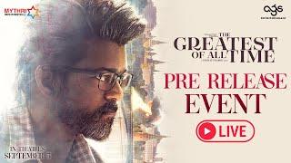 The GOAT Pre Release Event LIVE | Thalapathy Vijay | Venkat Prabhu | Yuvan Shankar Raja | MMM