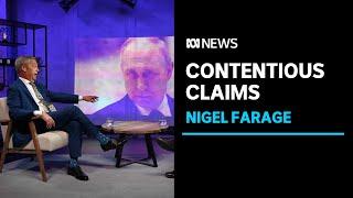 Rishi Sunak slams Nigel Farage's claims West provoked Russia to invade Ukraine | ABC News