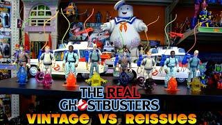 Vintage Kenner Real Ghostbusters & Ecto-1 vs Kenner Classics Reissues