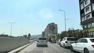 4K | Driving in Tirana | Ish-sheshi Shqiponja - Astir - 21 Dhjetori | 3 August 2024