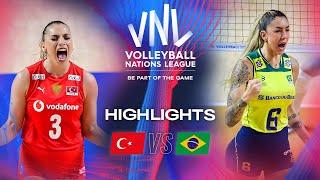  TÜR vs.  BRA - Highlights | Week 3 | Women's VNL 2024