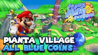 All 30 Blue Coins in Pianta Village Guide | Super Mario Sunshine | 3D All Stars Nintendo Switch