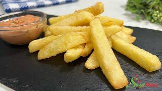 Restaurant Style French Fries, Crispy French Fries, Homemade French Fries with ASMR